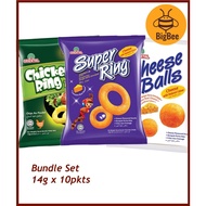 [Bundle 10pkts] Oriental - 14g x 10pkts Super Ring / Cheese Balls / Chicken Ring