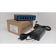 POE SWITCH 4 PORT + 2 UPLINK 10/100