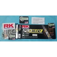 RK O-RING CHAIN / 520KLO2 X 108L / RK 520 METAL O-RING RIVET CHAIN (108 LINKS)