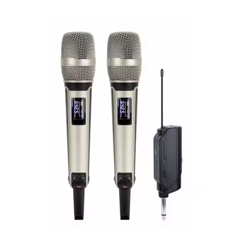 NEW SKM9000 Universal Wireless Microphone Portable UHF Mic for Smartphone Computer Podcasting Vloggi