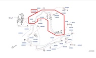 สายน้ำมันพวงมาลัยเพาเวอร์ NISSAN TEANA L33 MR20DE 49720-3TD1A HOSE & TUBE ASSY-PRESSUREP/STRG L33MR2