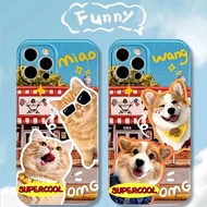 Cute Cat and Dog Phone Hardcase For VIVO S12 Y15S Y15A Y15C Y01 Y10 Y17 Y3 Y12 Y15 Y19 Y5S Z5I Y21 Y