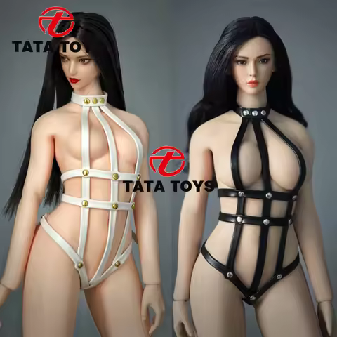 1/6 Scale Female Soldier black white belt Fit 12 inches TBLeague PH dolls