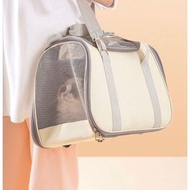 全城熱賣 - 寵物外出袋 狗袋 寵物外出包 寵物旅行袋 寵物手提袋 顏色 白色