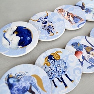 [Mythology] Zodiac-Art Ceramic Coaster Diatomite Coaster