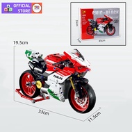 Đồ Chơi Lắp Ráp Kiểu LEGO Mô Hình Xe Motor Kawasaki H2R & Ducati 1299 Panigale Panlos 672001 Với 800