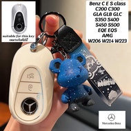 Mercedes-Benz C E S class tpu material car key cover GLA GLB GLC S350 S400 S450 S500 C200 C300 EQE E