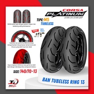 [Bayar Di Tempat] Ban Corsa Tubeless Platinum M5 Ring 13 / Ban Luar M-5 / M 5 (110/70-13 - 120/70-13