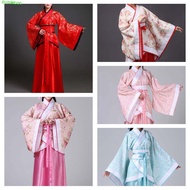 OUDIMEIDC Chinese Ancient Dress, Flower Embroidery Stage Costumes Chinese Hanfu Skirt, Outfit Ancien