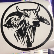 Sticker Goat Art Design 9x9 Inch