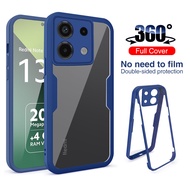 For Xiaomi Redmi Note 13 Pro Plus Case 360 Degree Full Body Protection Cover Redmi Note 13 Redme Note13 Pro+ Plus Note13Pro 4G Double-Sided Shockproof Coque