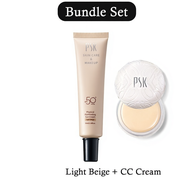 PSK 2-in-1 Sunscreen Foundation SPF50+ Physical Sun Cream Illuminating Makeup Base | Sunscreen & Mak