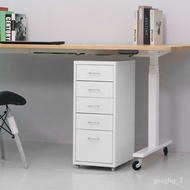 YU🥤Ikea Office Small Chest of Drawer Paper Table Data Cabinet Activity Iron Locker Low Cabinet Mobile Storage Cabinet wi