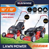 Ogawa 16" 18" Petrol Grass Cutter Lawn Mower Mover come with Grass Basket Collector Mesin Rumput Tolak