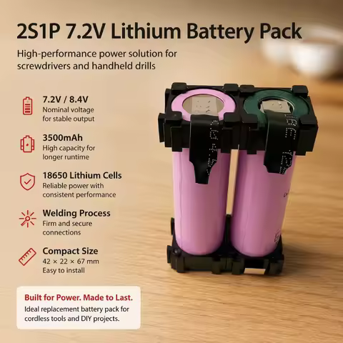 2S1P 3S2P 4S1P~5S2P 6S2P 18650-35E Battery Pack Custom 18650-35E Battery Welding 3500mAh / 7000mah B