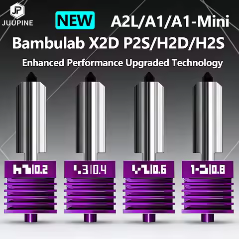 Upgrade MPVD Anti-stick Filament for Bambu Lab Hotend A2L X2D P2S H2D H2S A1 A1 MINI Nozzle Leak-Pro