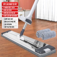 Cây lau nhà tự vắt Lusen KN42 chổi lau nhà 360 độ bộ lau nhà công nghiệp tách nước bẩn thông minh