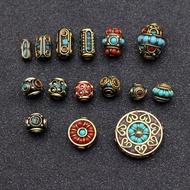 Nepal Copper Beads Spacer Bead Accessories diy Keychain Accessories Thailand Amulet Chain Accessorie