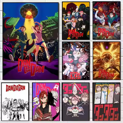 D-DAN D-DA D-DAN Anime DIY Sticky Poster Waterproof Paper Sticker Coffee House Bar Home Decor