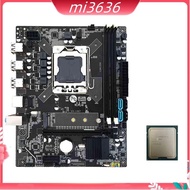 X79 Motherboard with E5 2420V2 CPU HM65 LGA1356 CPU DDR3 REG ECC RAM M.2 NVME SATA3.0 Motherboard for Intel Xeon E5 CPU