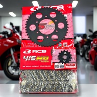 RCB CHAIN and SPROCKET SET 415 SNIPER KING 150/155, FZ16, TFX