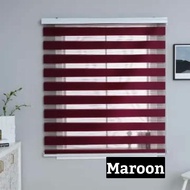 RNS Bidai Tingkap | Modern Zebra Blinds | Blind Curtain | Zebra Bidai Outdoor | Roller Blind for Hom