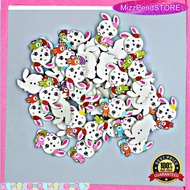 Cartoon rabbits 2 hole cute buttons sewing buttons butang comel dua lubang