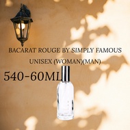 simply famous bacarat  ROUGE 540-60ML | UNISEX PARFUME (eau de parfum)