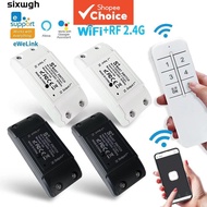 EWeLink WiFi Smart Switch Wireless Relay Module Works with Alexa Google Home iec 320 c7 cable timer 