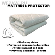 【newreadystock】☽✓❁Mattress Protector Mattress Bed Protector Bed Topper|Pelindung Tilam Protector(Single Supersingle Quee