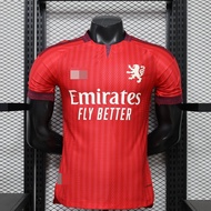 2026 Lyon away red player edition football short sleeved sports T-shirt S-3XL
