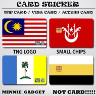 Touch n Go Card Sticker Cover TNG / MASTER / VISA / CREDIT/ DEBIT CARD