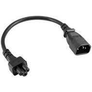 IEC320 C14 TO C5 Outlet AC Power Adapter Cord 3-pin