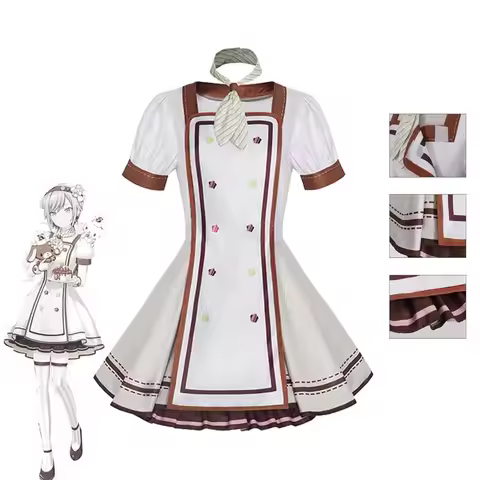 Hinomori Shiho Cosplay Fashion Dress Costume Wigs Project Sekai Leo/need Shiho Cute Dress for Women 