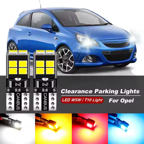 2PCS For Opel Vauxhall Agila Astra F G H Campo Corsa B C D Meriva A Signum Tigra Vectra Zafira LED C