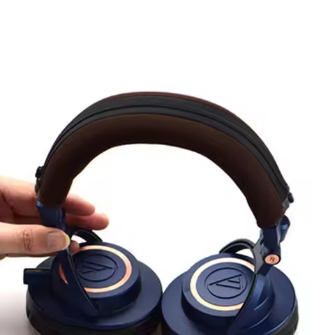 Gaming Game Headphone Protector Zipper Headband For Audio Technica ATH MSR7 M20 M30 M40 M40X M50X SX