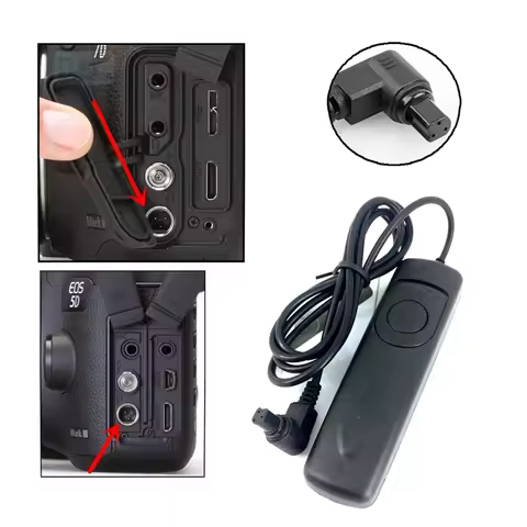 Better Shutter Release Cable Remote Control for Canon RS-80N3 R3 R1 5DS 5DSR 7D / 5D R5 Mark II III 