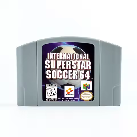 International Superstar Soccer 64 N64 Cartridge USA EUR Game Card For 64bit Game Consoles