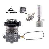 CAMPINGMOON Outdoor Gas Refill Adapter EN417 Lindal Valve(Vent Valve Equipped Type) with Butane Adap