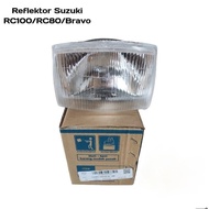 Headlight Reflector SUZUKI Rc100 Rc80 Bravo Dk