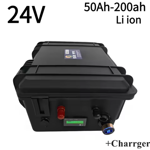 camping 24V Waterproof IP67 24V 50Ah 60Ah 80Ah 100Ah 120Ah 150Ah 200Ah Lithium Li Ion Battery 24v Fo