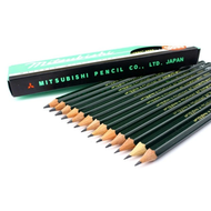 Bút Chì Gỗ 2B Uni Mitsubishi 9800 Chính Hãng - Bút Chì 2B Matured MITSUBISHI 9800 Micro Graphite Lea