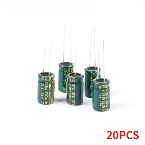 20PCS 1000UF 25V FM Internal Resistance High Frequency Capacitor for RC FPV Drone 30A 40A ESC F3 F4
