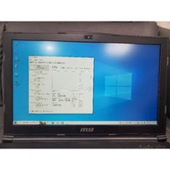 【販售小物品】MSI 電競筆電 i7-7700 16RAM SSD+1T雙硬碟 1050獨顯（附充電器）