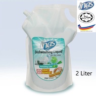 Inas Sabun Pencuci Pinggan | Dishwashing Liquid 2 Litre | 100% Halal