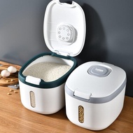 B2U 10kg Rice Storage Box Collection Bucket Insect and Moisture-Proof Sealed Kitchen Kotak Letak Nas