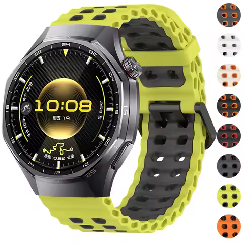 22mm Silicone Strap For Huawei GT 7 Pro GT7 GT6 GT5 GT5Pro GT4 GT3 2 46mm Breathable Sports Band For