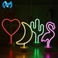 $60=1 $100=2 Led light night lamp display 霓虹燈小夜燈