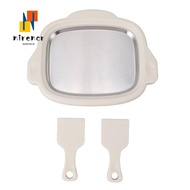 NIRENMY Rolled Cream Maker, 304 Stainless Steel Multifunction Ice Cream Maker, Mini Freezer Kit Dura