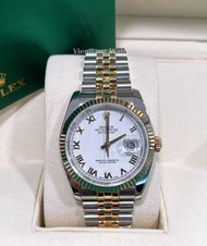 👑[現貨]🔥🔥Rolex Datejust 勞力士日誌系列 116233 白面羅馬 36mm表徑 間18K金 自動機械 淨表  rolex/rolex submariner/rolex daytona
